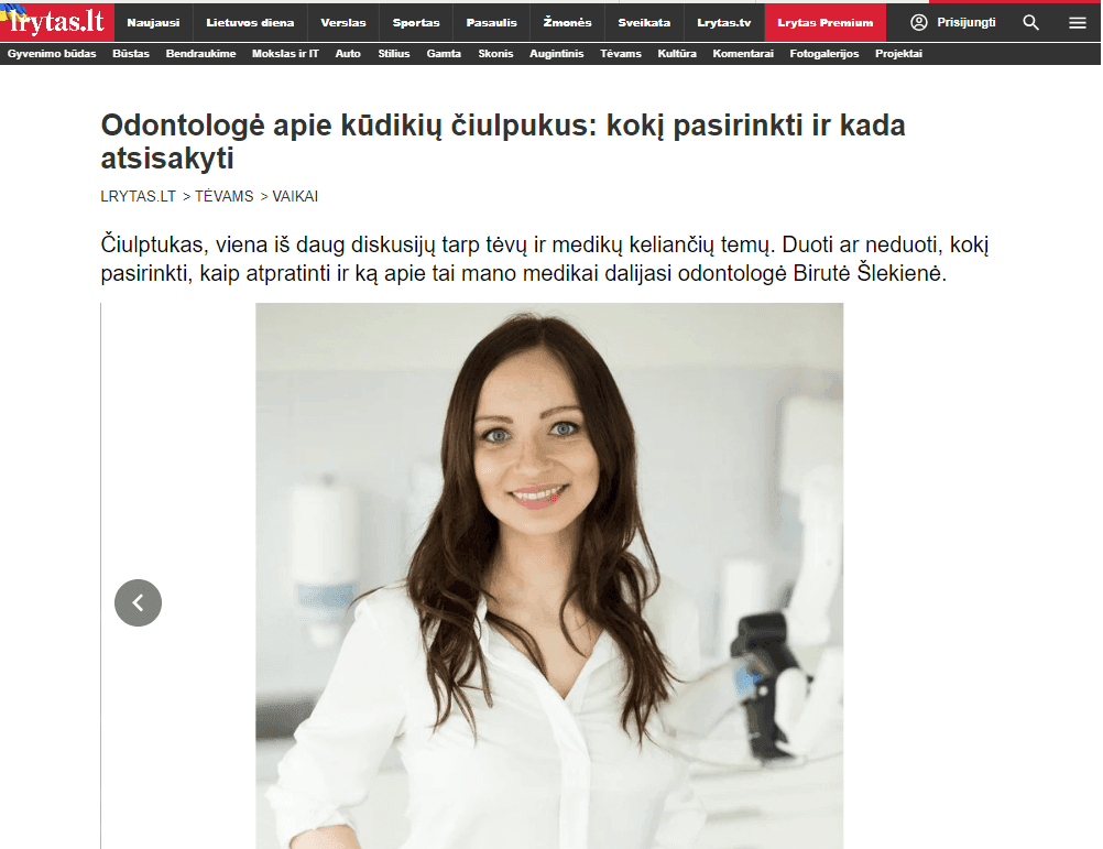 Odontologijos klinika Vilniuje